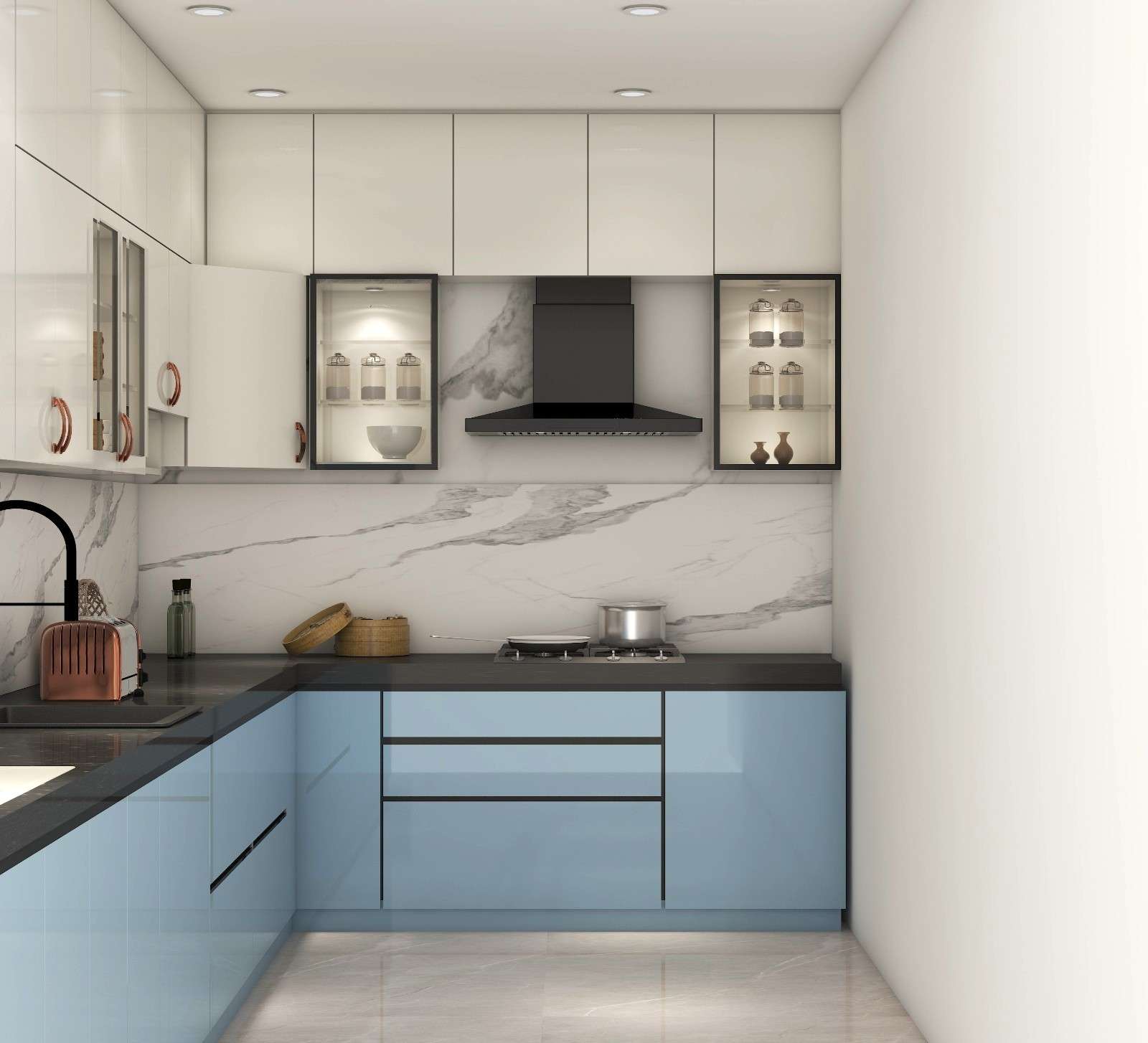 Kitchen room interior